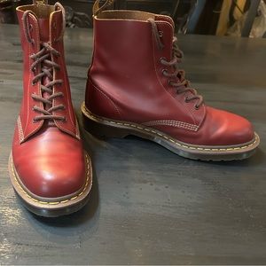 Doc Martin oxblood boots 11